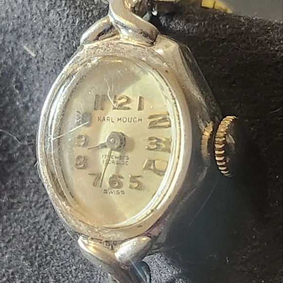 Vintage 20s or 30s Karl Mouch ladies watch - Picture 4 of 8